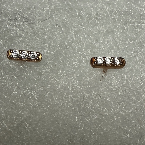 Sterling Silver Stud Earrings - Picture 1 of 7